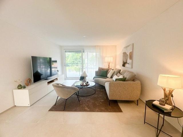 Living pleasure in the flower park ground floor apartment with two seats