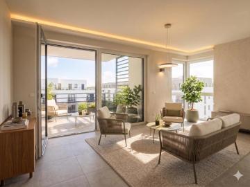 LIVRAISON IMMÉDIATE 4 PIÈCES TRAVERSANT AVEC LOGGIA QUARTIER RECHERCHÉ