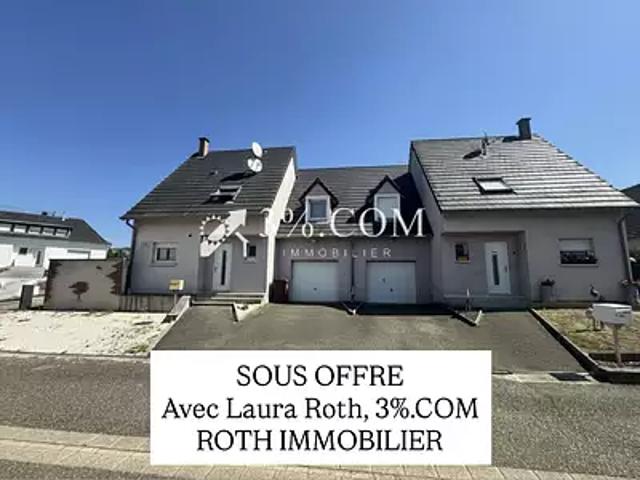 Lixhausen 67270 Achat / Vente maison 8 pièces t8 jardin