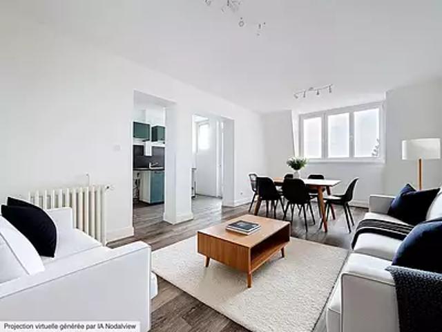 Lomme 59160 Achat / Vente appartement 4 pièces t4 au dernier étage