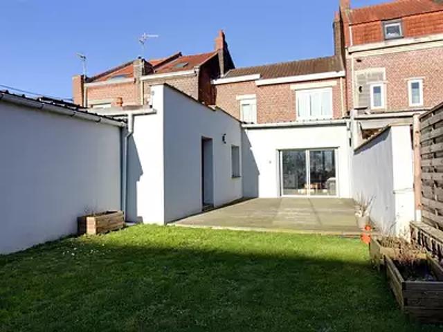 Lomme 59160 Achat / Vente maison 5 pièces t5 terrasse cave