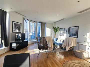 London E14 2 bed penthouse to rent £3,550 pcm £819 pw