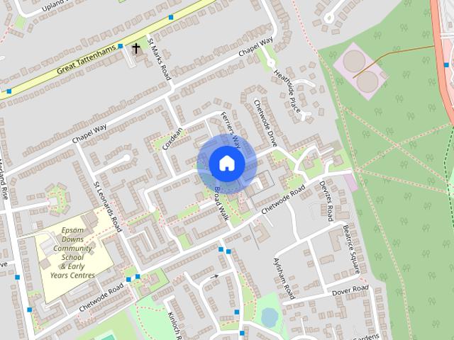 Long Walk, Epsom, Surrey, KT18