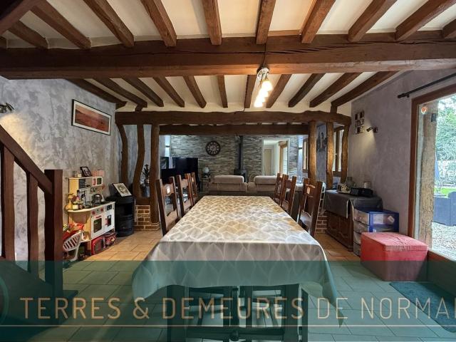 A vendre Offranville 76550 – Longère de 116 m² avec Double Garag