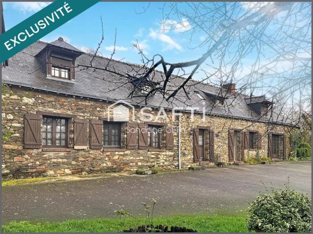 A Pouancé 49420 4676m² de terrain 5 chambres au calme atelier 80m²