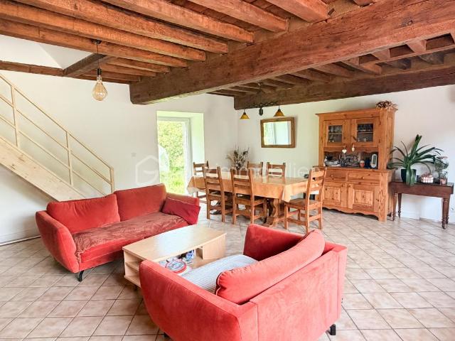 Longère 129m2 4 chambres + Plan d'eau