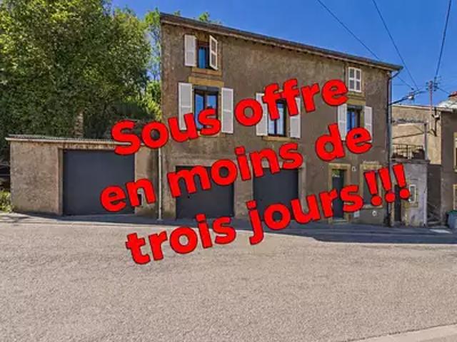 Longuyon 54260 Achat / Vente maison 6 pièces t6