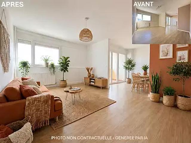 Lons le Saunier 39000 Achat / Vente appartement 4 pièces t4 cave balcon