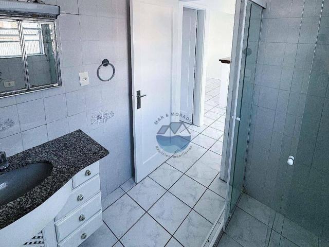 Locação de Lindíssimo Apartamento de 1 Quarto No Bairro Da Aparecida Em Santos Sp0 por R$.3.000