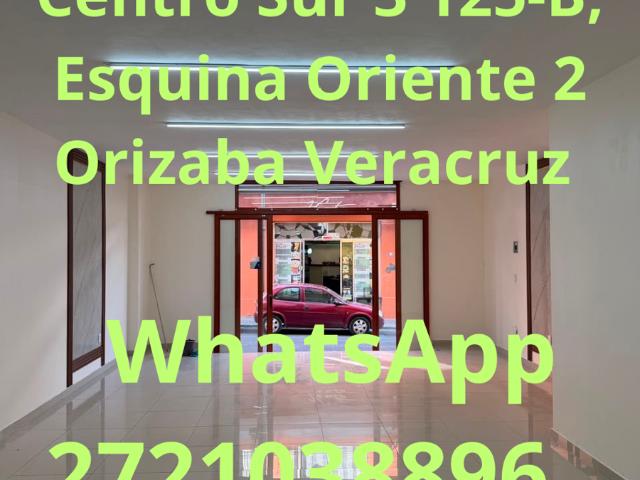 LOCAL 77 m² Centro Sur 3 125 B, Esquina Oriente 2 Orizaba Veracruz