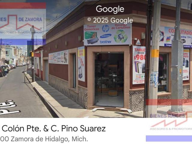 LOCAL COMERCIAL C?NTRICO Y EN ESQUINA, PINO SU?REZ Y COL?N, CENTRO, ZAMORA, MICHOAC?N, C.P. 59600