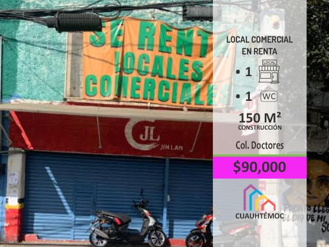 Local comercial en renta Colonia Doctores
