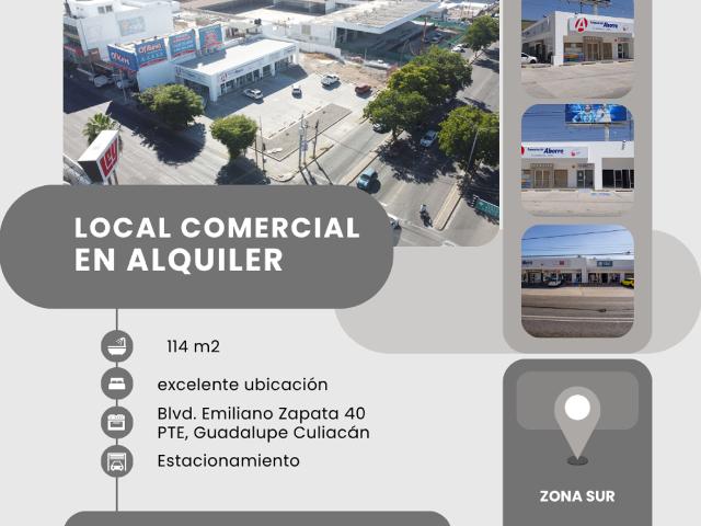 Local Comercial en Renta – Blvd. Emiliano Zapata, Culiacán
