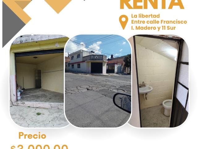 Local Comercial en Renta en La Libertad, Puebla Excelente Ubicación