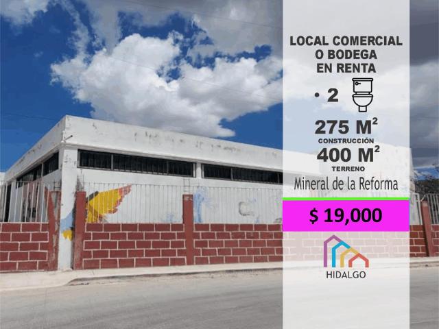 Local Comercial o Bodega en Renta