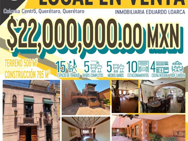 Local en venta en Centro, Querétaro, Querétaro