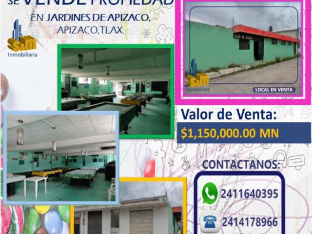 Local en venta en La Soledad, Apizaco, Tlaxcala