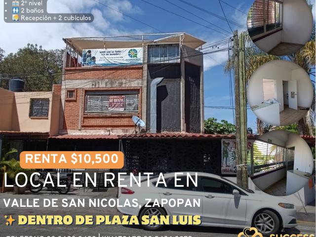 Local en Renta – Valle de San Nicolás, Plaza San Luis, Zapopan