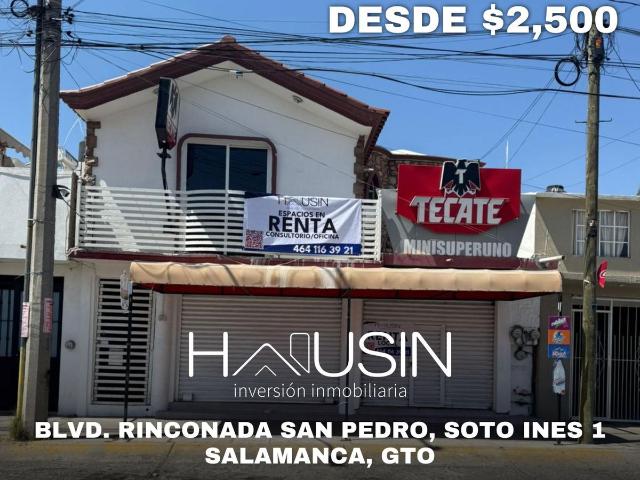 Local en RENTA, Blvd. Rinconada San Pedro. Salamanca, Gto