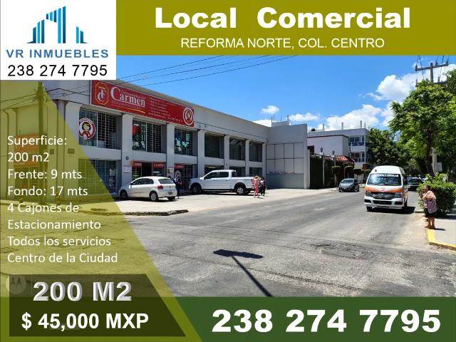 LOCAL EN RENTA EN TEHUACAN EN AVENIDA COMERCIAL