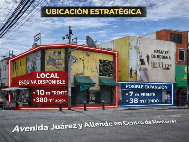 LOCAL EN RENTA EN CENTRO MONTERREY