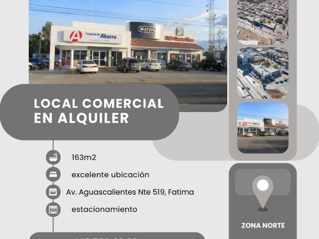 Local en renta en Fatima, Aguascalientes, Aguascalientes