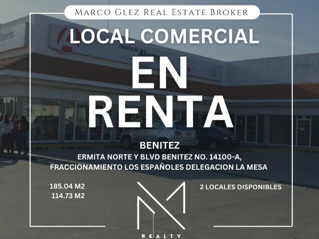 Local en renta en Los Españoles, Tijuana, Baja California