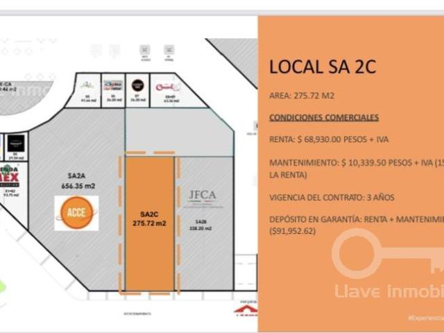Local en renta en plaza dorado, Col. Gaviotas, Coatzacoalcos, Ver