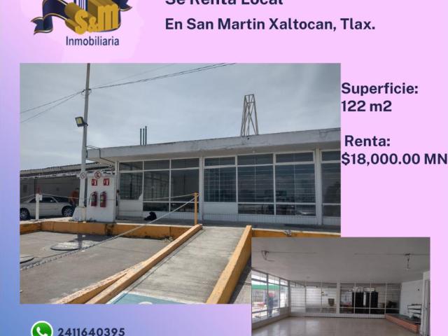Local en renta en San Martin Xaltocan, Xaltocan, Tlaxcala