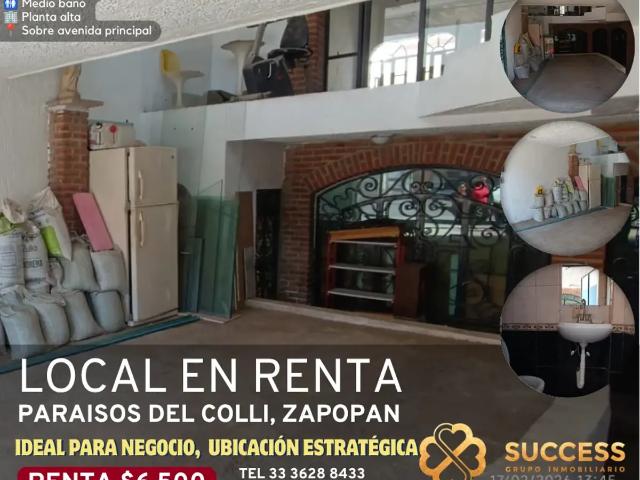 Local en Renta – Paraísos del Colli, Zapopan