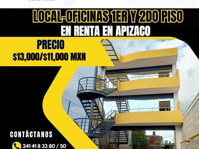 Local oficina en renta en Apizaco