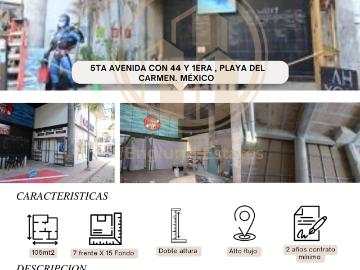 Local Playa del Carmen 5a Avenida entre 44 y 1a Av