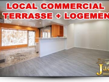 Local professionnel + appartement