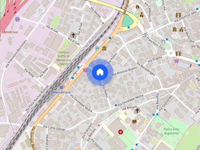 Locale luminoso ad uso ufficio in spazioso appartamento