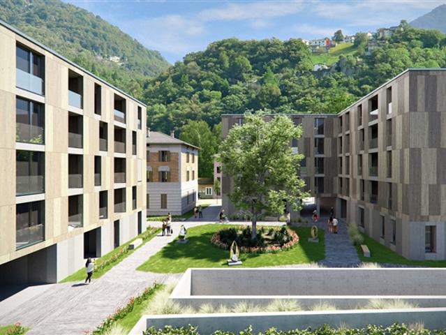 Locale moderno per attività dinamiche nel centro di Giubiasco
