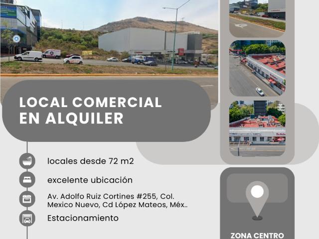 Locales Comerciales en Renta – Av. Adolfo Ruiz Cortines, Ciudad López Mateos, Méx