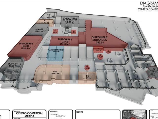 Locales Comerciales en Renta en Centro Comercial M?rida, Yucat?n EB WE1617
