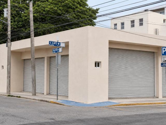 Locales comerciales en Renta en esquina sobre calle 6 con Av 20 Nte P4614