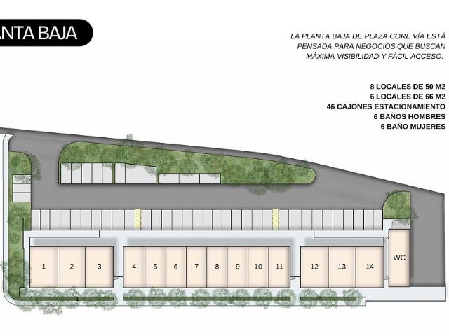 Locales comerciales en Renta en Plaza Core V?a, Tixcuyt?n, M?rida Yucat?n