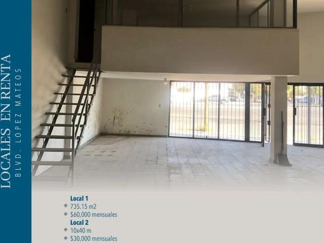 LOCALES EN RENTA BOULEVARD ADOLFO LÓPEZ MATEOS ESQUINA CON POSEIDON