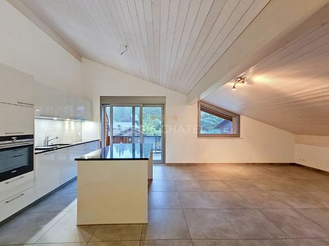 Beautiful 2.5 room apartment with 2 balconies in the attic