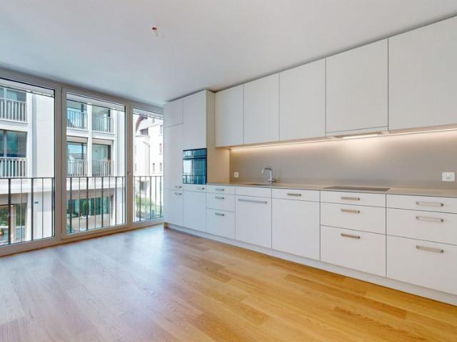 Modern new construction apartment in the center of Niederhasli