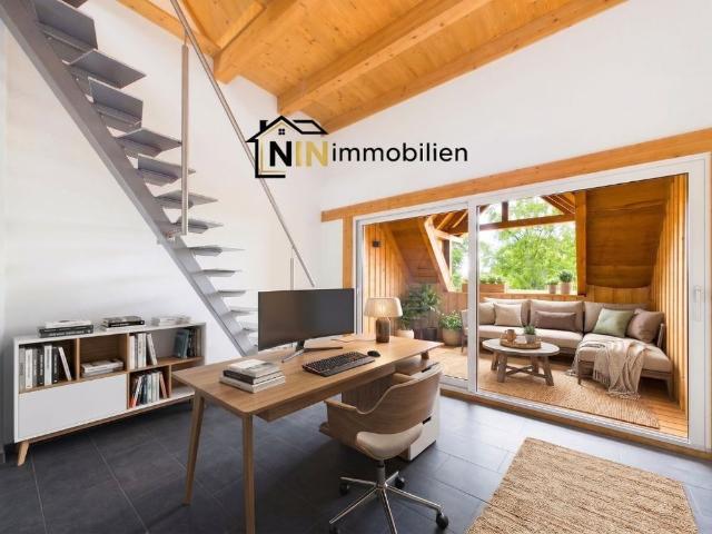 Exclusive living dream over 3 floors with charming balcony dormer window