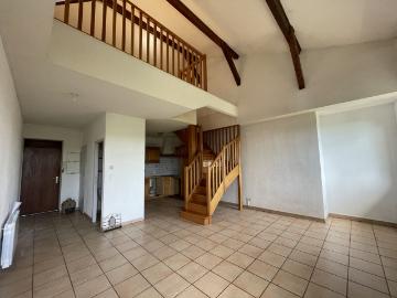 LOCATION 69250 ALBIGNY SUR SAONE APPARTEMENT T3 EN DUPLEX AU DERNIER ETAGE proche commodités