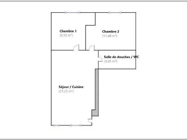 Location | 3 pièces | 46.71m²