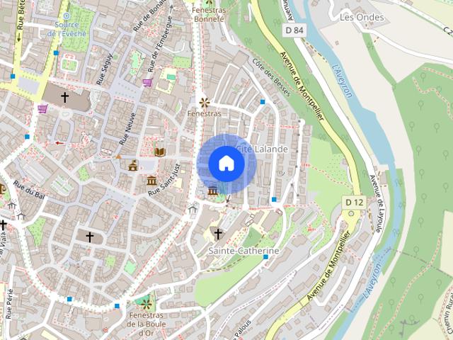 LOCATION T1 RODEZ SANS FRAIS D'AGENCE