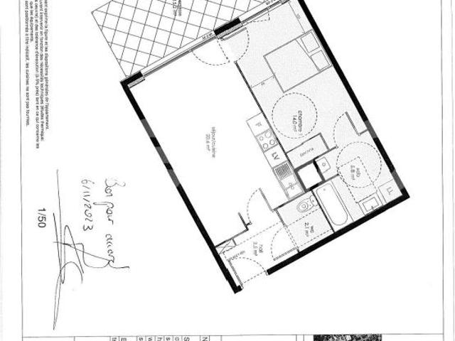 location t2 46 m² croix 59170