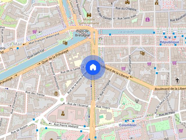 Location T2 MeublÃ© Rennes PrÃ©valaye
