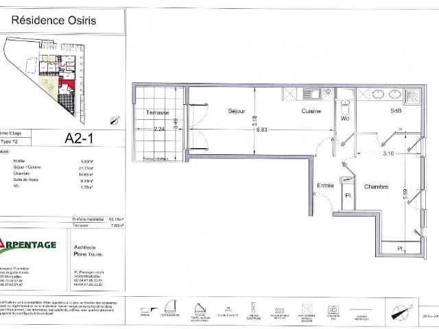 Location T2 secteur des Arceaux
