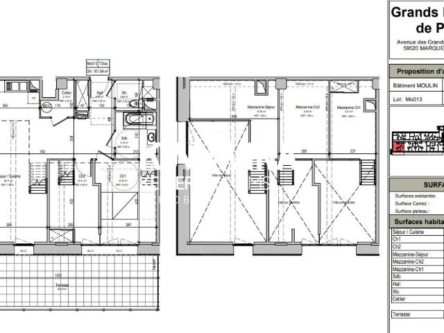 LOCATION TYPE 3 – MARQUETTE LEZ LILLE – REF: MO013